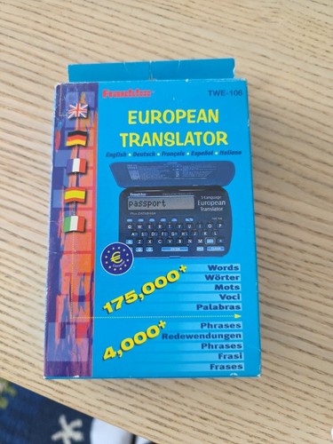 Franklin european translator - franklin,