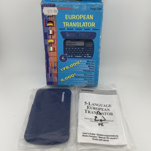 Franklin european translator - franklin,