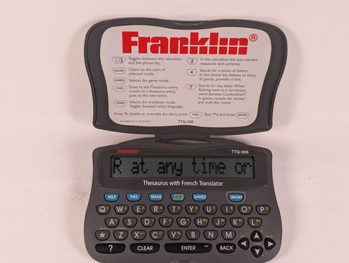 Franklin wordmaster travel - franklin,
